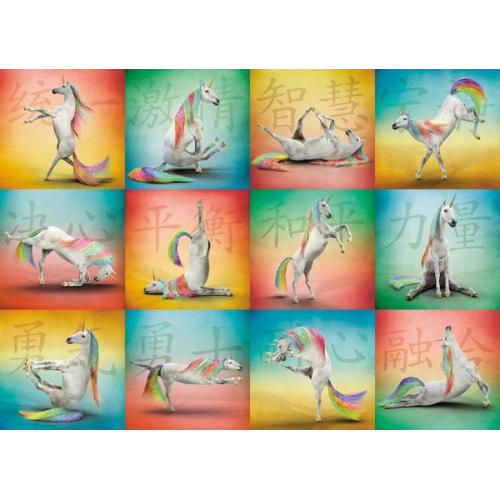 Unicorn Yoga 1000-Piece Puzzle