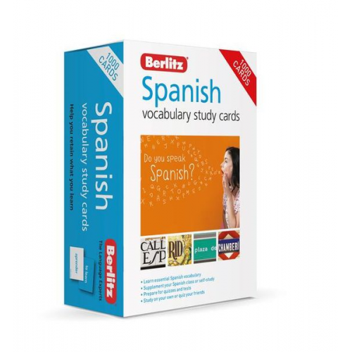 Berlitz - Berlitz Vocabulary Study Cards Spanish (Language Flash Cards)