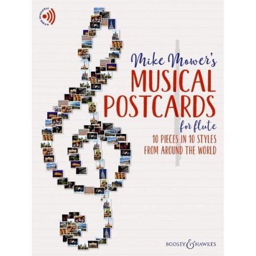 Musical Postcards for Flute