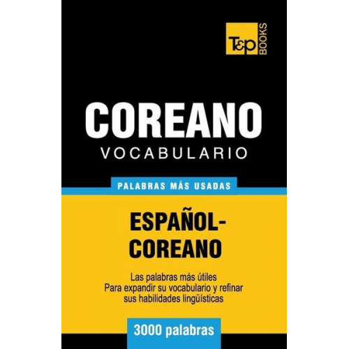 Andrey Taranov - Vocabulario Español-Coreano - 3000 palabras más usadas