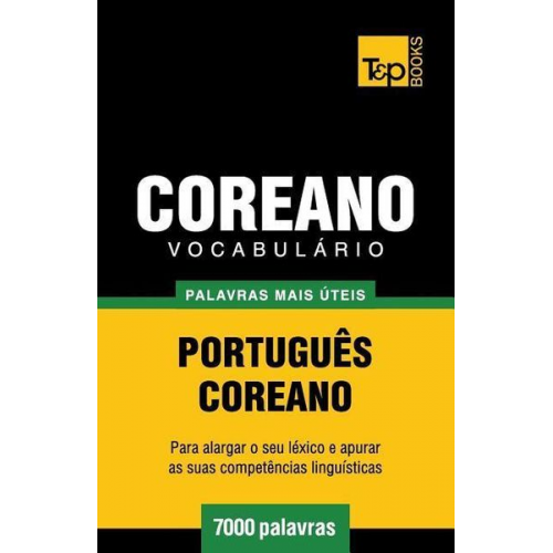 Andrey Taranov - Vocabulário Português-Coreano - 7000 palavras mais úteis