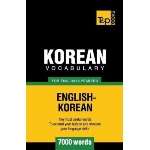 Andrey Taranov - Korean vocabulary for English speakers - 7000 words