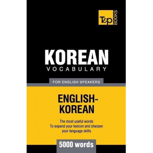 Andrey Taranov - Korean vocabulary for English speakers - 5000 words