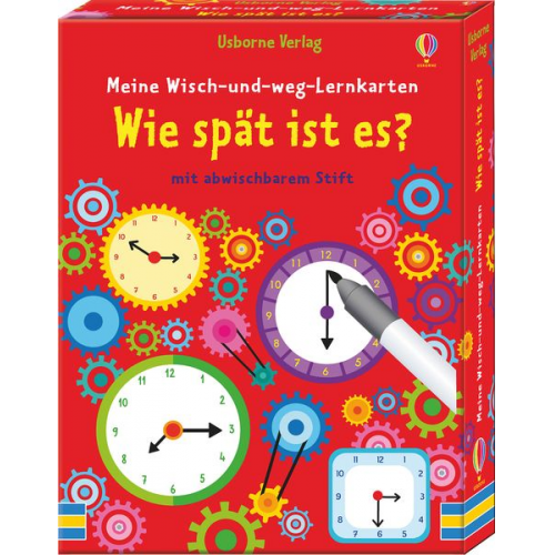 Meine Wisch-und-weg-Lernkarten: Wie spät ist es?