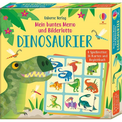 Mein buntes Memo und Bilderlotto: Dinosaurier