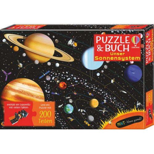 MINT - Wissen gewinnt! Puzzle & Buch: Unser Sonnensystem