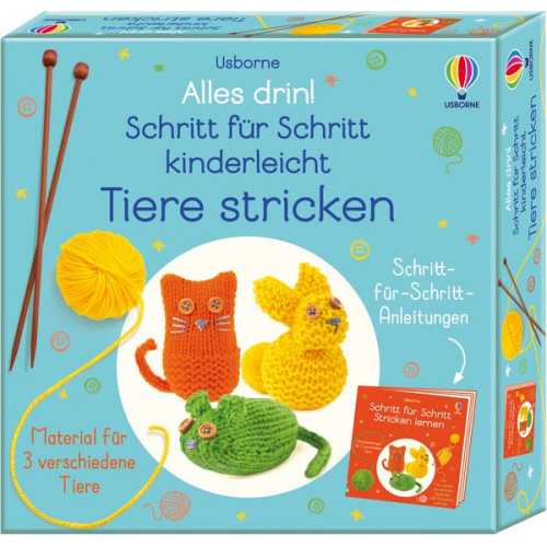 Alles drin! Schritt für Schritt kinderleicht Tiere stricken