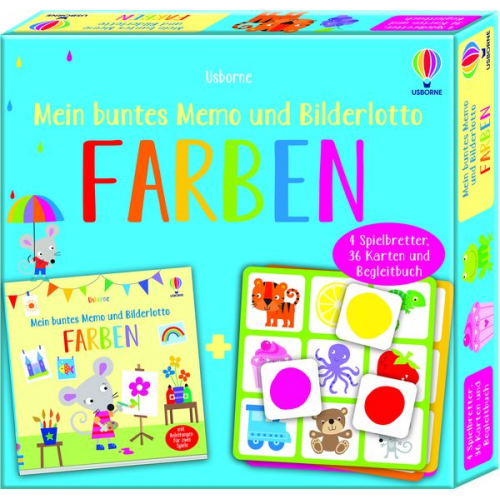 Mein buntes Memo und Bilderlotto: Farben