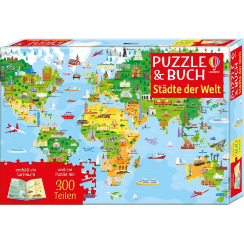 Puzzle & Buch: Städte der Welt