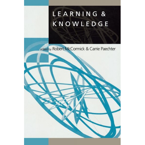 Robert Paechter  Carrie Mccormick - Learning & Knowledge