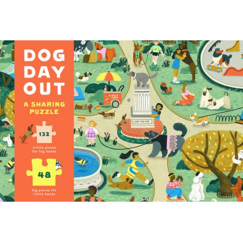 Dog Day Out 180-Piece Jigsaw Puzzle