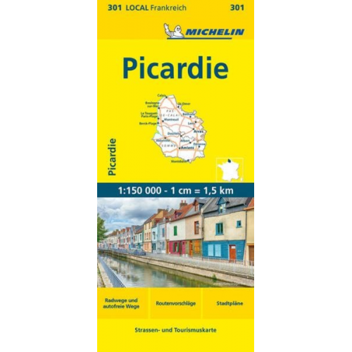 Michelin Localkarte Picardie