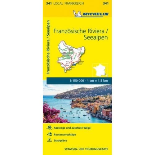 Michelin Französische Riviera - Seealpen