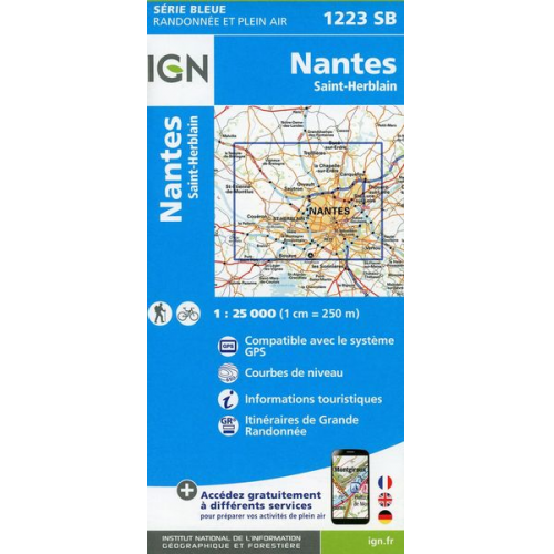 Collectif Ign - Nantes St.Herblai 1:25 000