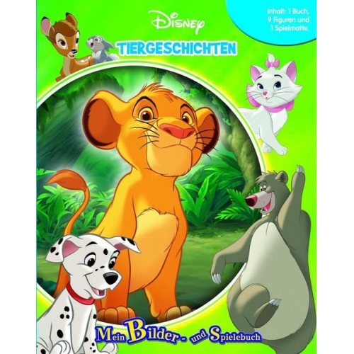 Disney Tiergeschichten, Spielbuch + Spielfiguren + Spielmatte