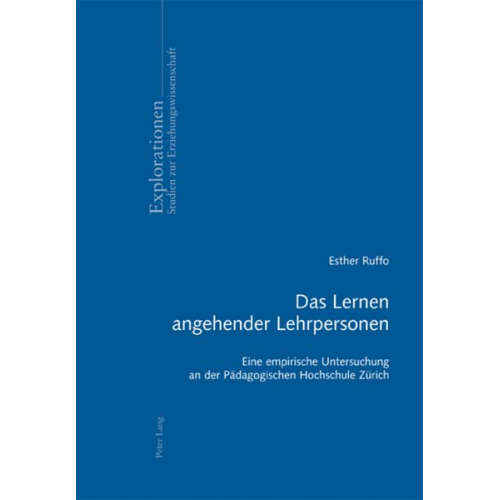 Esther Ruffo - Das Lernen angehender Lehrpersonen