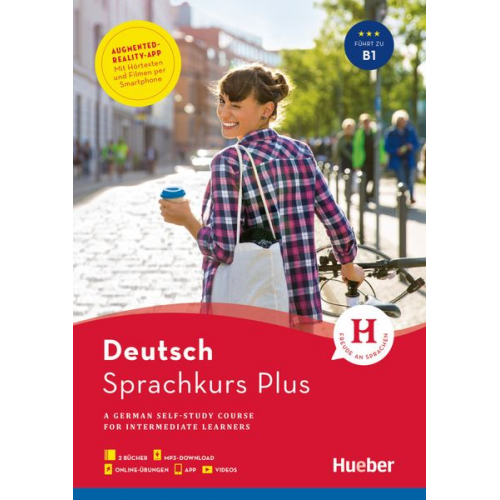 Sabine Hohmann - Sprachkurs Plus Deutsch B1, Englische Ausgabe. Buch mit Audios und Videos online, App, Online-Übungen und Begleitbuch