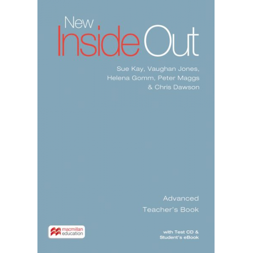 Sue Kay Vaughan Jones - Kay, S: New Inside Out. Adv. Teacher's B. with ebook + CD