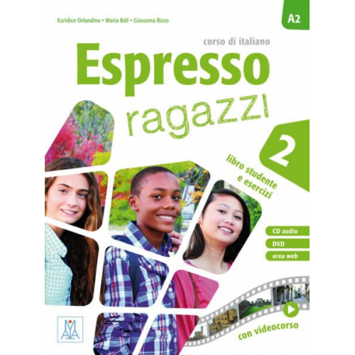 Maria Balì Euridice Orlandino Giovanna Rizzo - Espresso ragazzi 2, einspr./Buch mit DVD u.CD