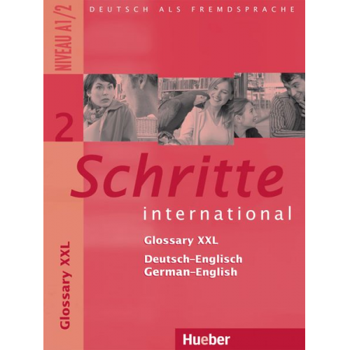 Jeannie Sanke - Schritte international 2. Niveau A1/2 / Glossar XXL Deutsch-Englisch, Glossary German-English