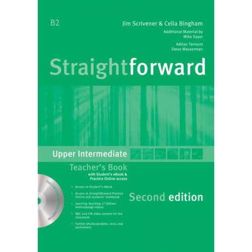 Jim Scrivener Celia Bingham Mike Sayer Adrian Tennant Steve Wasserman - Scrivener, J: Straightforward Sec. Ed. Upp.-Int/Teacher's B