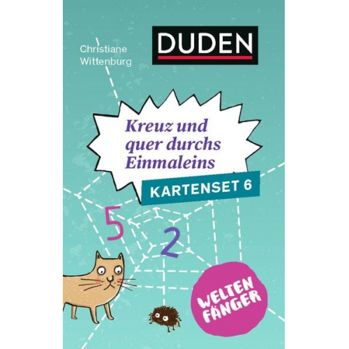 Kreuz und quer durch's Einmaleins (Spiel-Zubehör). Kartenset.6