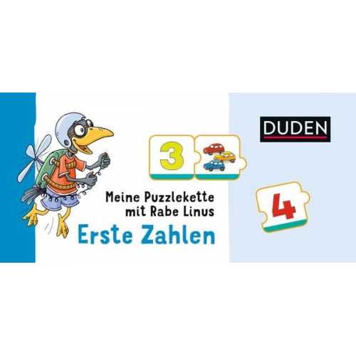 Meine Puzzlekette mit Rabe Linus - Erste Zahlen (Kinderspiel)