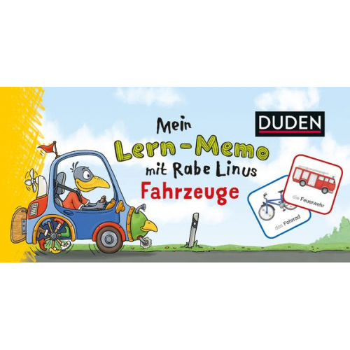 Mein Lern-Memo mit Rabe Linus - Fahrzeuge (Kinderspiel)