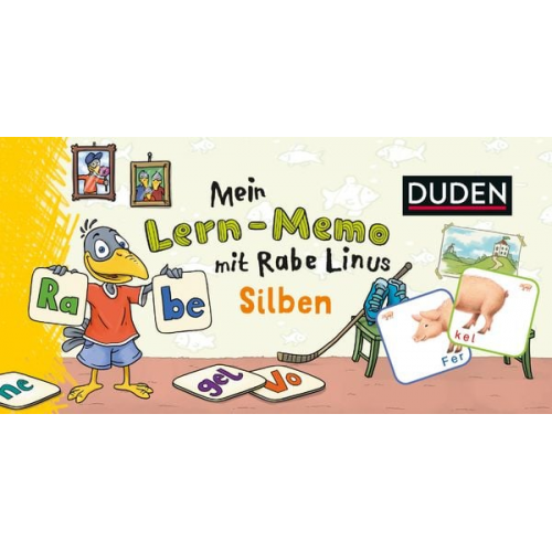 Mein Lern-Memo mit Rabe Linus - Silben (Kinderspiel)