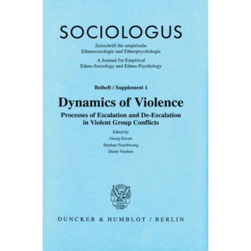 Stephan Feuchtwang Dieter Neubert - Dynamics of Violence.