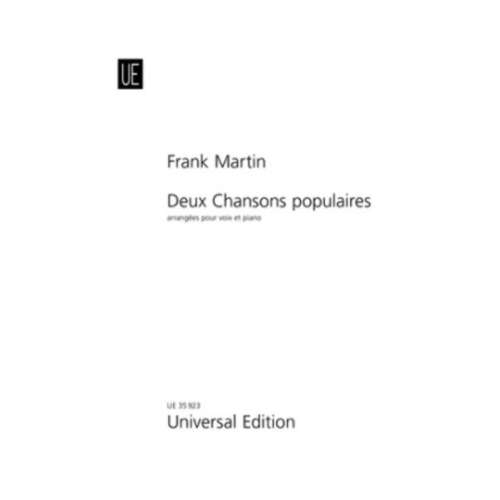 Frank Martin - 2 Chansons populaires für Gesang und Klavier