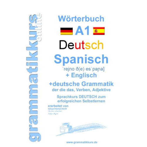 Marlene Schachner - Wörterbuch Deutsch - Spanisch - Englisch A1