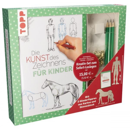 Kreativ-Set Kunst des Zeichnens für Kinder