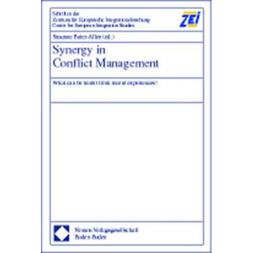 Baier-Allen  Susanne - Synergy in Conflict Management