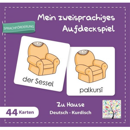 Mein zweisprachiges Aufdeckspiel, Zu Hause Deutsch-Kurdisch (Kinderspiel)