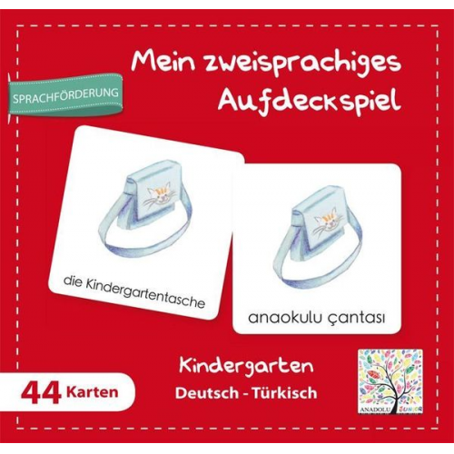 Mein Zweisprachiges Aufdeckspiell, Kindergarten Deutsch-Türkisch (Kinderspiel)