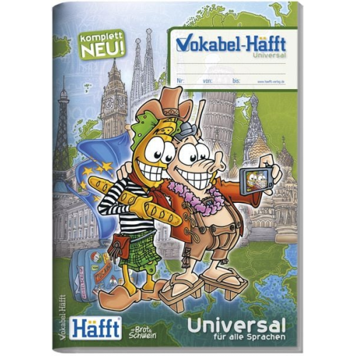 Andy & Stefan - Vokabel-Häfft Universal - Für alle Sprachen (DIN A4)