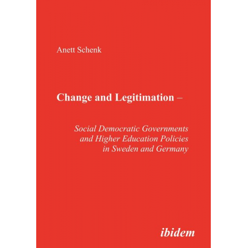 Anett Schenk - Change and Legitimation