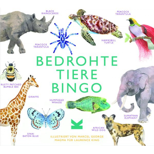 Laurence King Verlag - Bedrohte Tiere Bingo