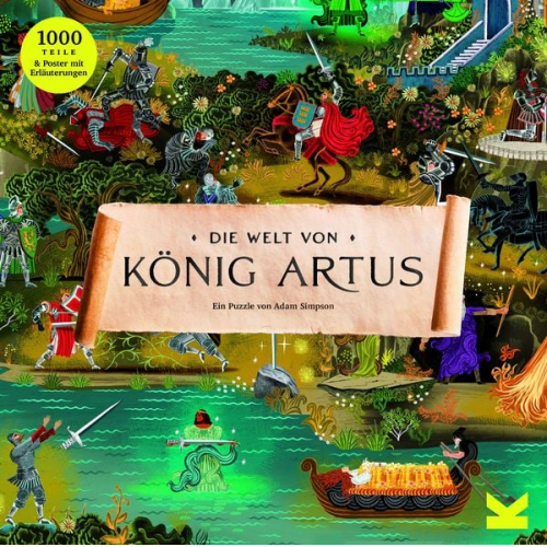 Laurence King Verlag - Die Welt von König Artus, 1000 Teile