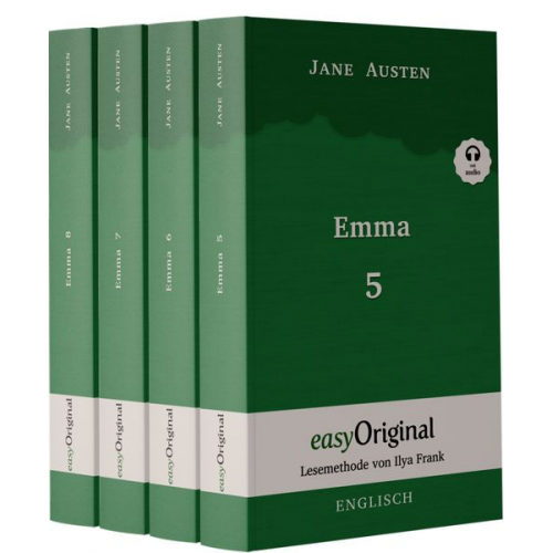 Jane Austen - Emma - Teile 5-8 (Buch + Audio-Online) - Lesemethode von Ilya Frank - Zweisprachige Ausgabe Englisch-Deutsch