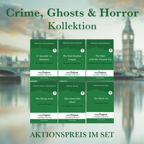 Arthur Conan Doyle Gilbert Keith Chesterton Oscar Wilde Edgar Allan Poe - Crime, Ghosts & Horror Kollektion (Bücher + Audio-Online) - Lesemethode von Ilya Frank