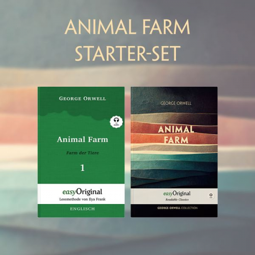 George Orwell - Animal Farm / Farm der Tiere (mit 2 MP3 Audio-CDs) - Starter-Set