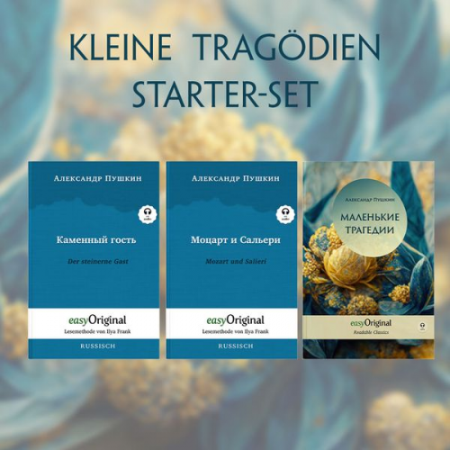 Alexander Puschkin - Kleine Tragödien (mit 3 MP3 Audio-CDs) - Starter-Set - Russisch-Deutsch