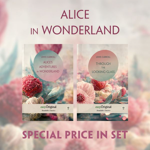 Lewis Carroll - Alice in Wonderland Books-Set (with audio-online) - Readable Classics - Unabridged english edition with improved readability