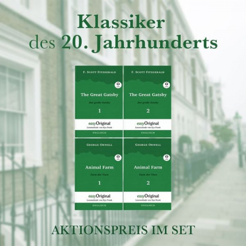 F. Scott Fitzgerald George Orwell - Klassiker des 20. Jahrhunderts (Buch + Audio-Online) - Lesemethode von Ilya Frank - Zweisprachige Ausgabe Englisch-Deutsch