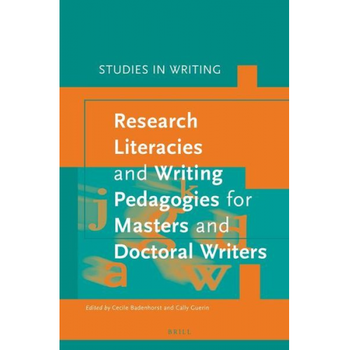 Research Literacies and Writing Pedagogies for Masters and Doctoral Writers