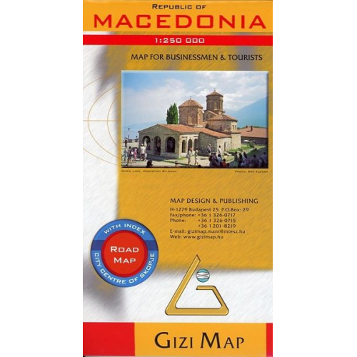 Macedonia Road Map 1 : 250 000