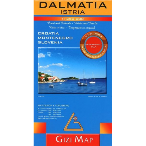 Dalmatia & Istria Geographical Map