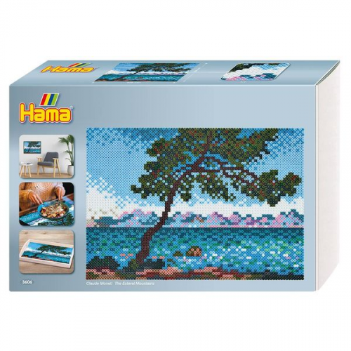 Hama 3606 - Hama Art Geschenkbox Claude Monet mit ca. 10000 Midi-Bügelperlen, Stiftplatten und Zubehör